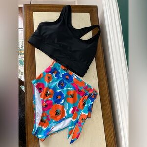 Dokotoo Womens Scoop Neck Racerback High Waisted Bikini Set, Medium